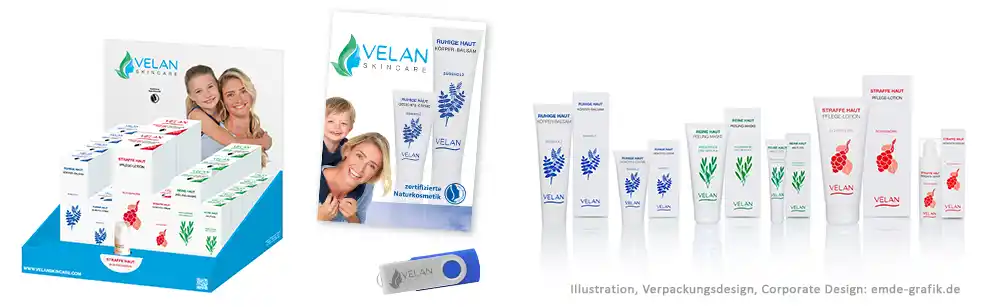 Velan Skincare: skin care products developed at the University Skin Clinic Freiburg im Breisgau, Germany